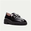 Hispanitas Hamburgo Chunky Link Loafer - Anthracite Patent